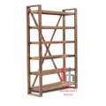 Wide Wooden 6 tier Bookshelf